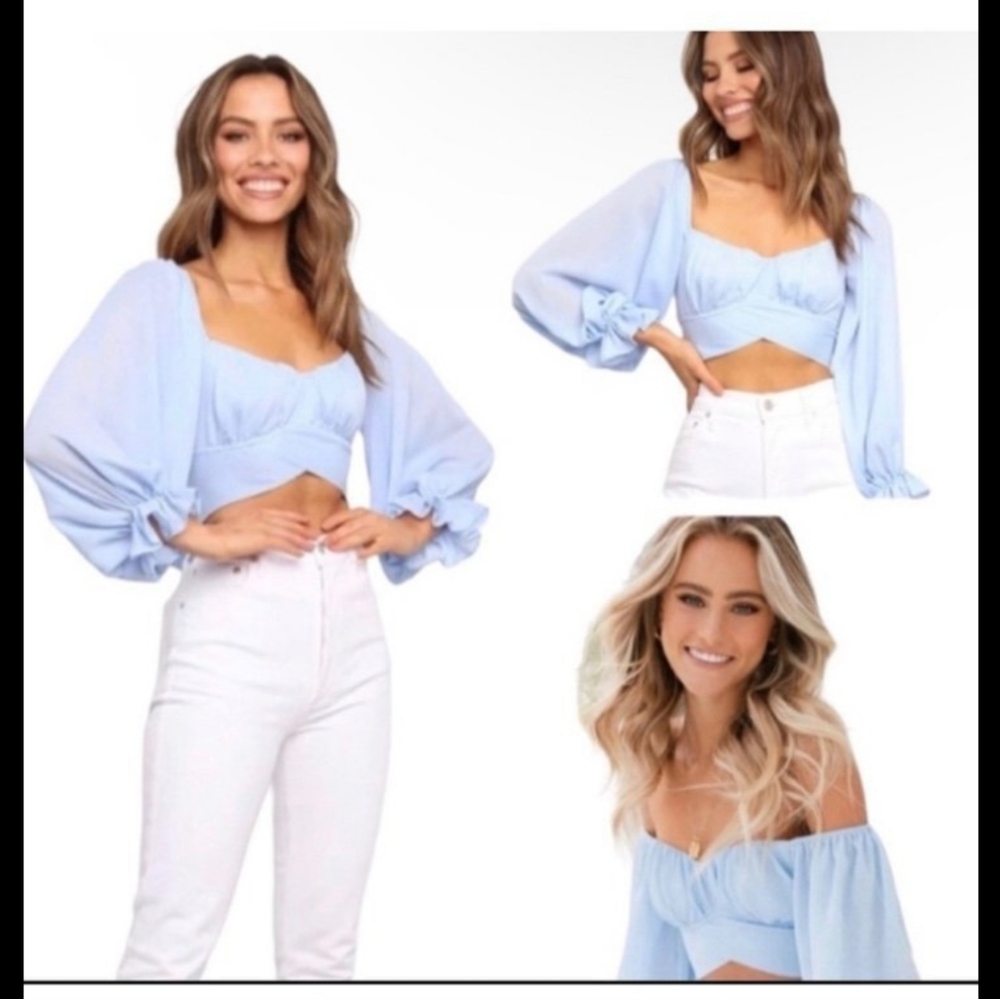 PETAL AND PUP light blue princess Demitri Top